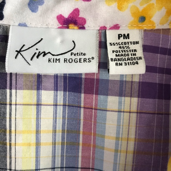 Kim Rogers Plaid shirt - Picture 3 of 5